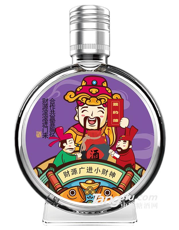 小财神财文化小酒（紫）-42°-100ml