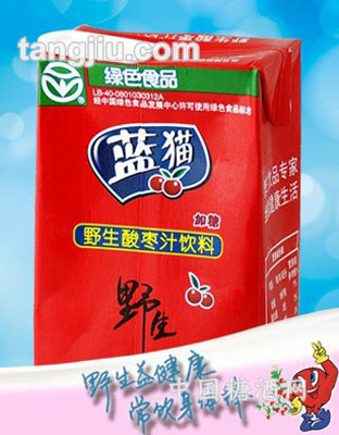 蓝猫野生酸枣汁利乐包1000ml