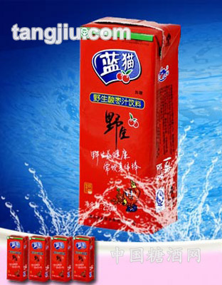 蓝猫野生酸枣汁利乐包250ml苗条砖