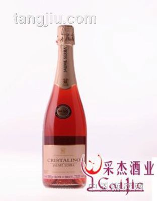 水晶桃红起泡葡萄酒