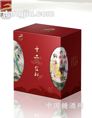洪金龙十二金叉高粱酒