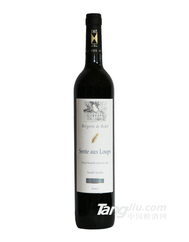 布兰维尔城堡酒庄猎狼系列干红葡萄酒 法国富硒养生红酒