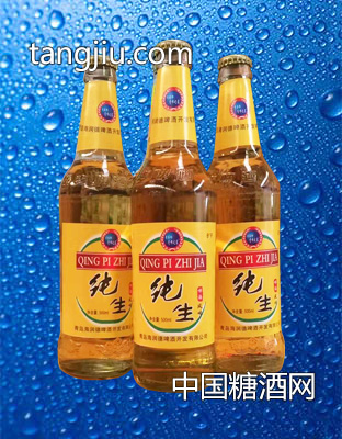 海润德纯生风味啤酒500ml