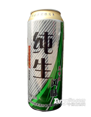 纯生风味啤酒