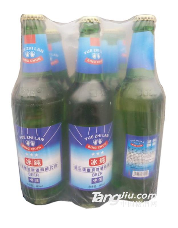 哈尔滨麦爽冰纯啤酒485ml