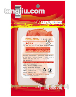 200g渝牛麻辣猪蹄1只
