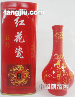中国泸州红花瓶