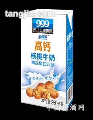 三九植物蛋白饮料高钙核桃牛奶250ml