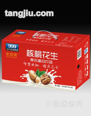 三九植物蛋白饮料核桃花生250ml