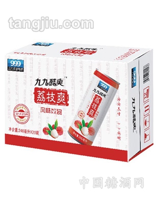 三九草本植物饮料荔枝爽240ml箱