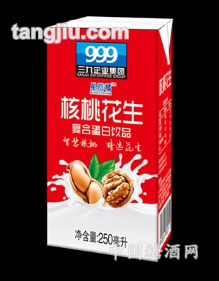三九植物蛋白饮品核桃花生250ml