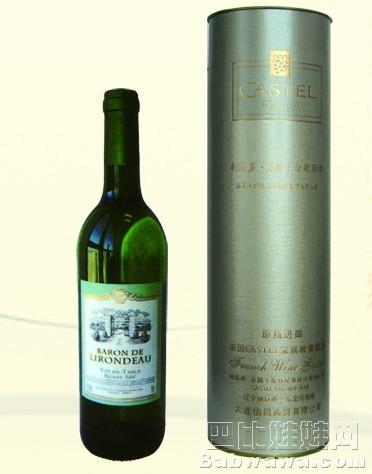法国CASTEL男爵干白葡萄酒