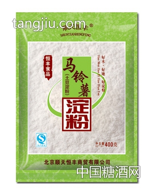 顺天恒丰淀粉 马铃薯淀粉400g