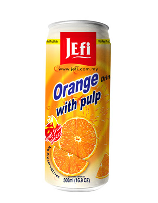 橙汁（果汁饮料含果肉）
