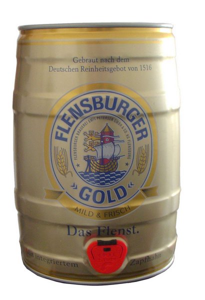 德国桶装啤酒【弗伦斯堡金啤酒】进口啤酒