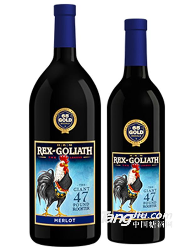 大公鸡梅洛-1.5L_750ml-13.5°P