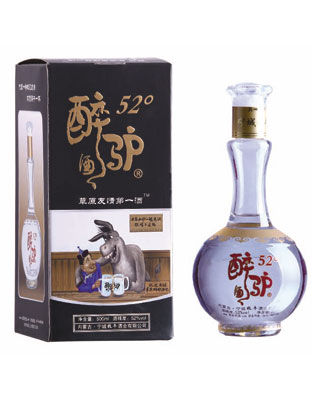 52度500ml盒装醉驴