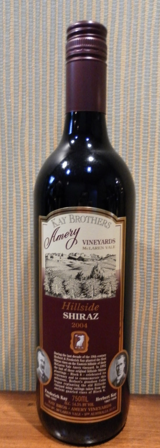 Kay Brothers Hillside凯兄弟庄园山腰干红