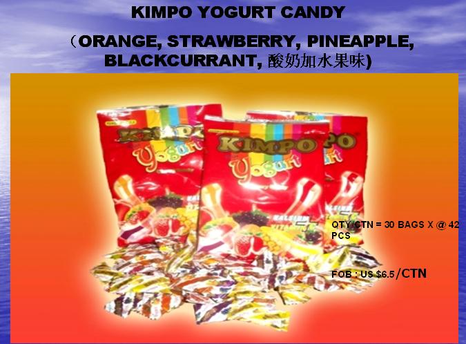 KIMPO YOGURT CANDY金宝酸奶糖
