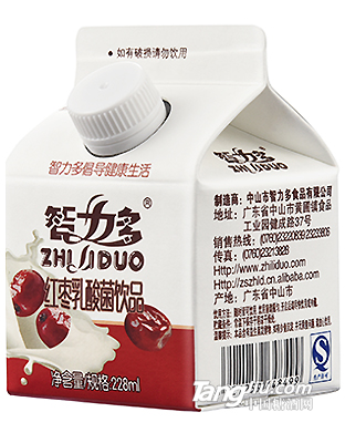 智力多厂家直销红枣乳酸菌饮品238g