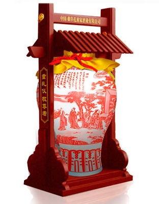孔府家酒儒雅香-大红花