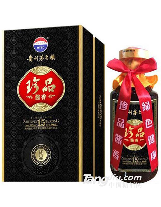 珍品酱香酒15-53度500ml