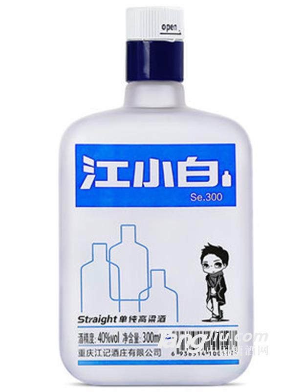 江小白粮食酒高粱酒国产小曲白酒40度300ml