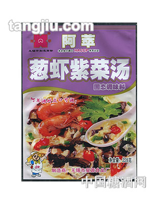 阿萃葱虾紫菜味汤料228g