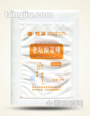 老坛酸菜味固态调味料