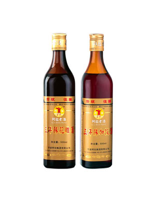 五年陈花雕酒、五年陈加饭酒