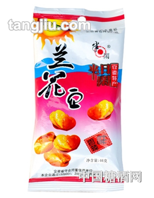 半日闲香辣味兰花豆46克