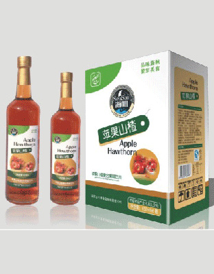 海帆苹果山楂复合果醋饮料650ml