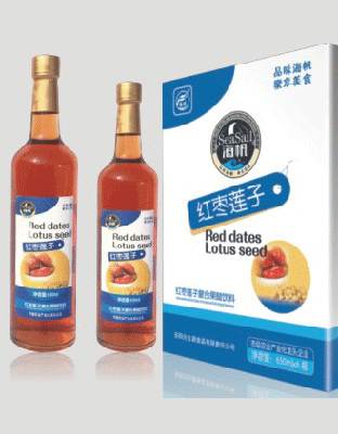 海帆红枣莲子复合果醋饮料650ml