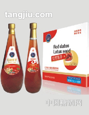 海帆红枣莲子复合果醋饮料1.5L