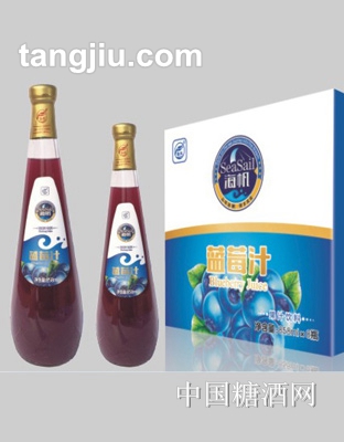 海帆蓝莓汁饮料858ml