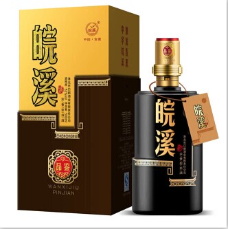 口都白酒皖溪黑品鉴