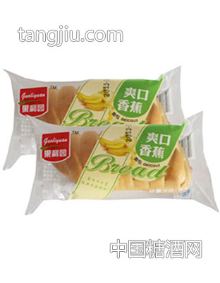果利园爽口香蕉面包散装称重