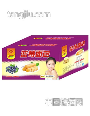 艾思利蓝莓面包