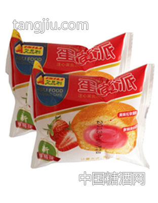 艾思利草莓味蛋黄派散装称重