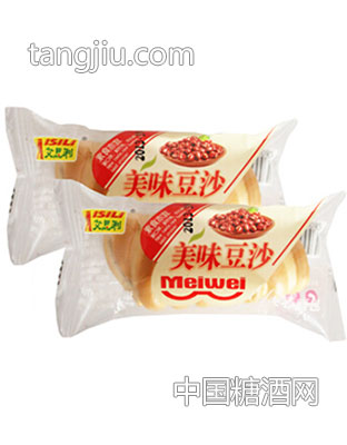 艾思利美味豆沙夹心面包散装称