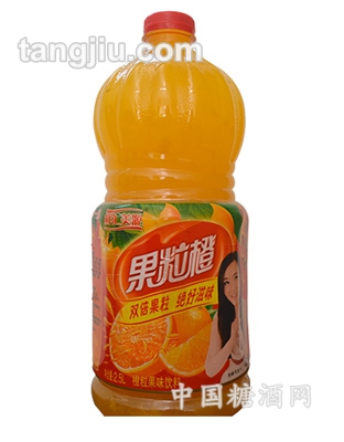 鲜汇美源果粒橙2500ml