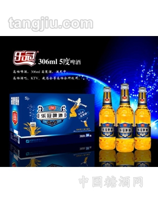 306ml乐冠5度啤酒