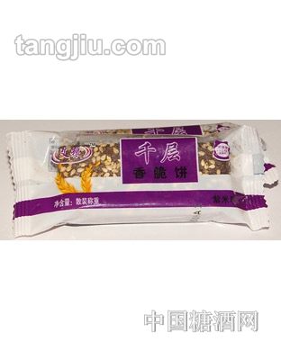 艾粮千层香脆饼紫米味