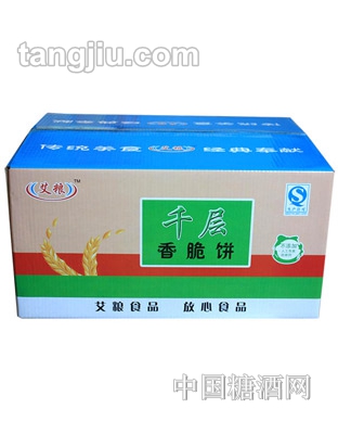 艾粮千层香脆饼