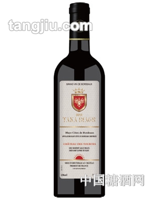 塔卡图波尔多城堡红葡萄酒