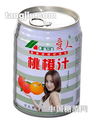 爱人桃橙汁250ml