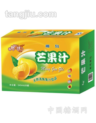 椰岛芒果汁240ml