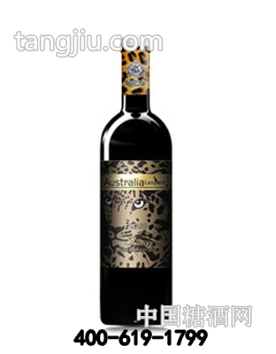 澳洲豹—黑金石西拉子红葡萄酒