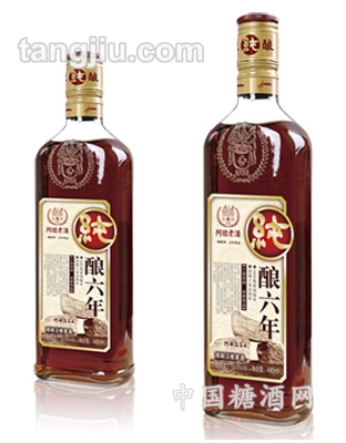 阿拉老酒纯酿六年480ml