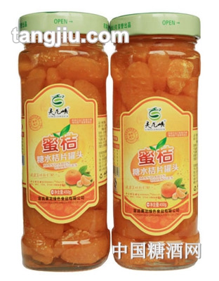 灵龙峡糖水桔片罐头450g